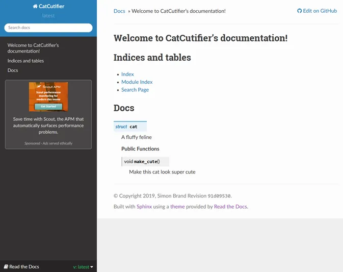Documentation live on Read the Docs